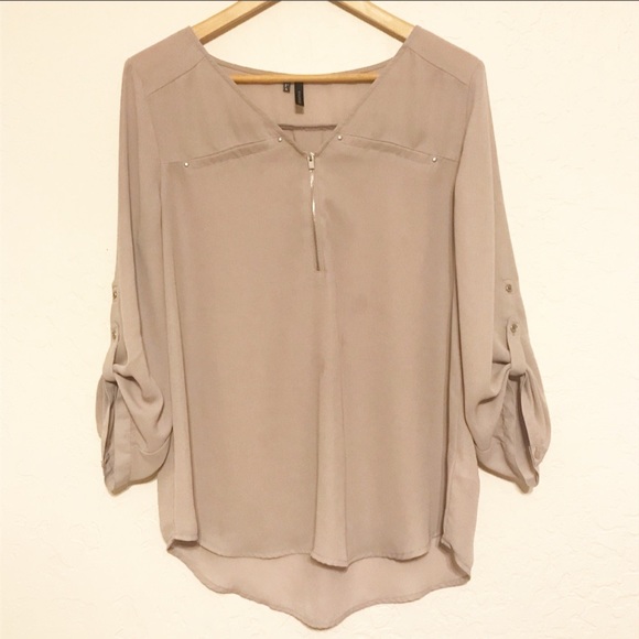 Maurices Tops - MAURICES Blouse - pinkish grey
